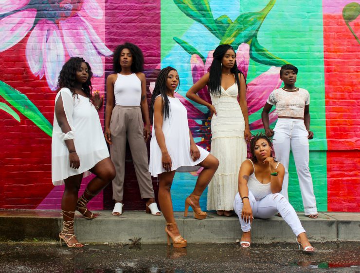 Photo of a group of black women